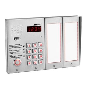 panel matibus-se z daszkiem z czyt. dallas, z podwójnym mod. informacyjnym URMET 1052/107D